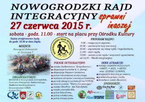 plakat - RAJD INTEGRACYJNY