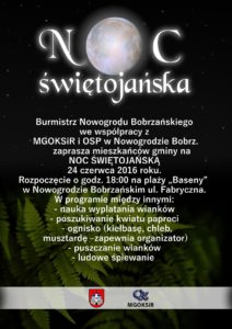 noc świętojańska- plakat