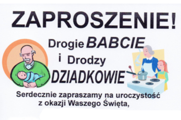 baner - dzień babi i dziadka