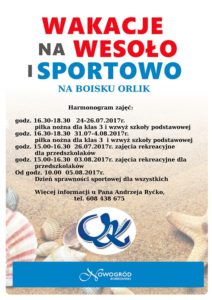 plakat-wakacje na wesoło
